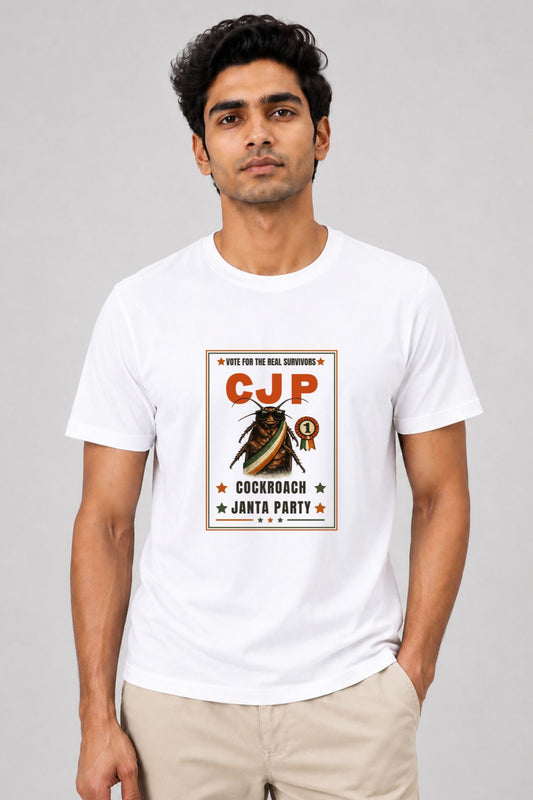 Vote for Real Survivors White Printed Unisex T-Shirt