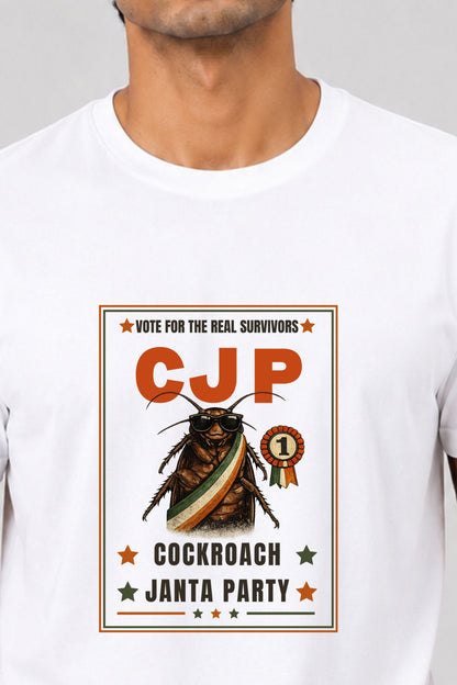 Vote for Real Survivors White Printed Unisex T-Shirt