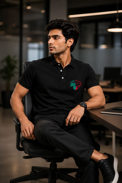 Bear Bull Trading Black Polo Trade T-Shirt