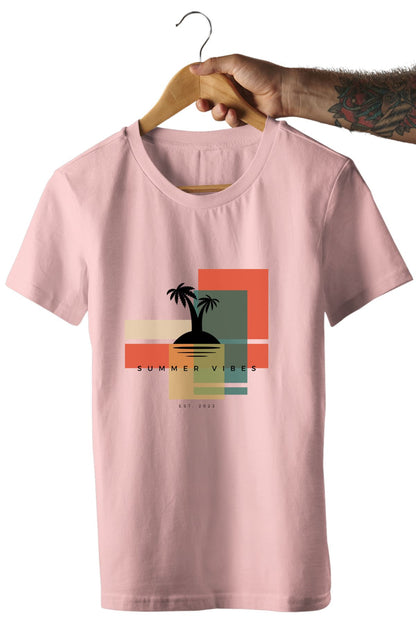 Summer Vibes Beach Printed Unisex T-Shirt