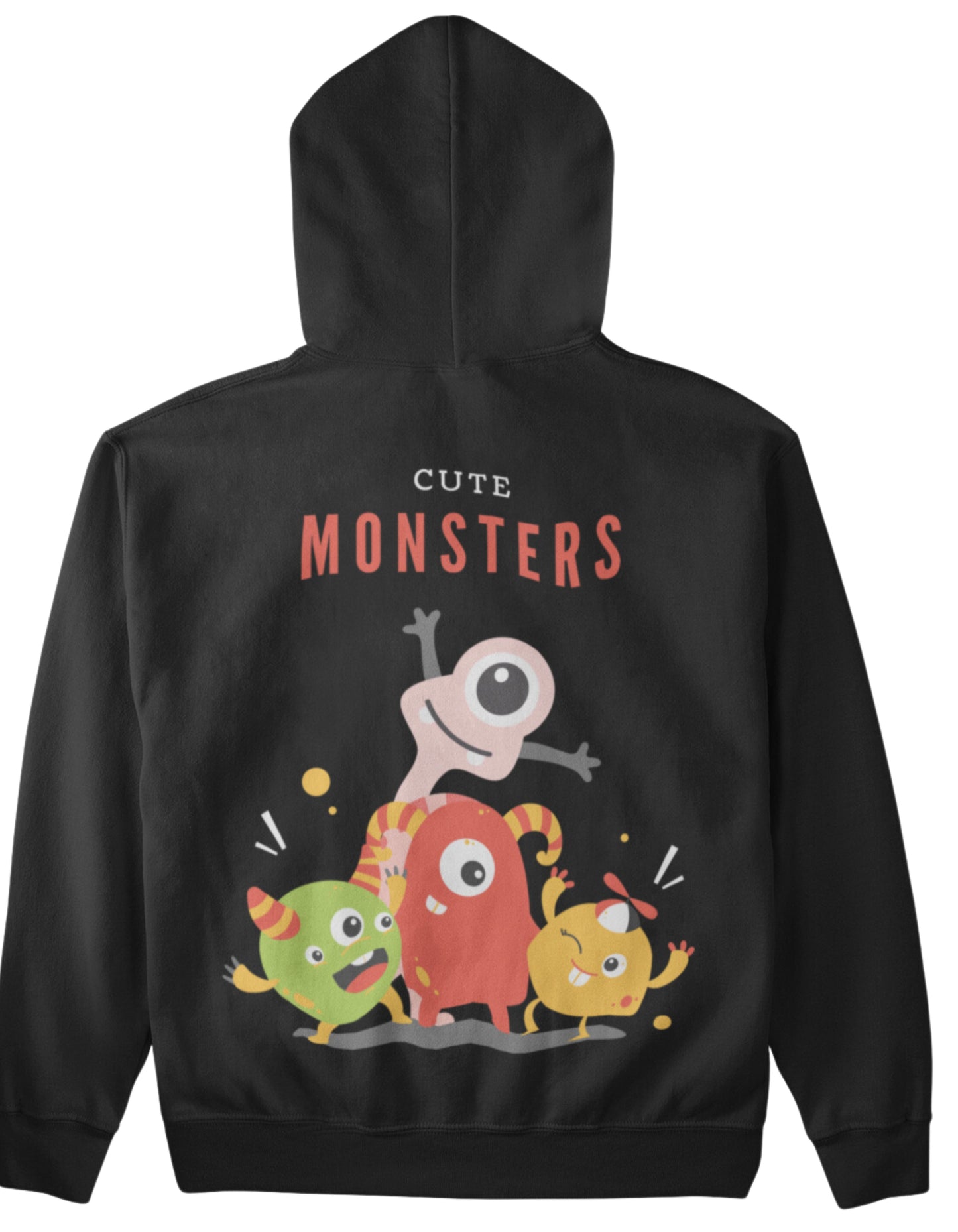 Cute Monster Men Women Hoodies