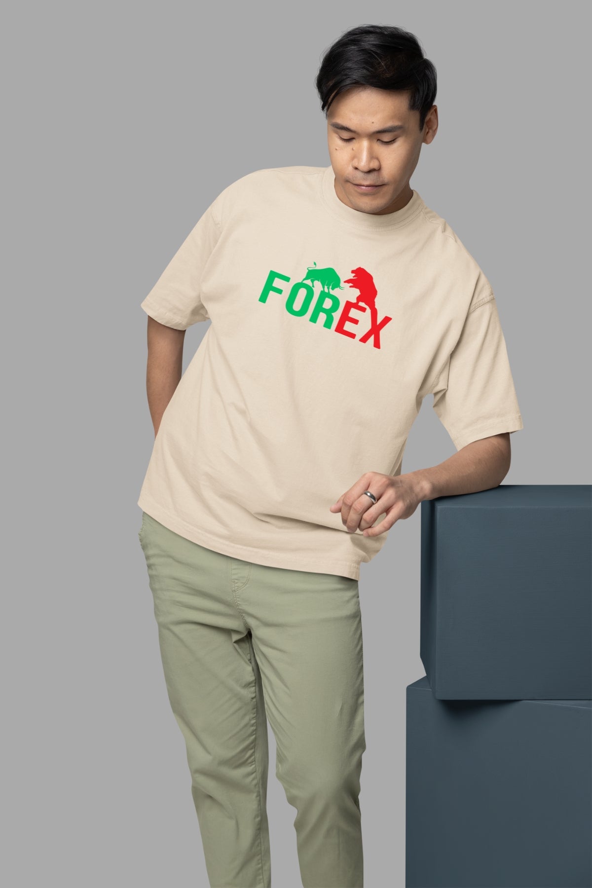 Forex Printed Oversize T-Shirt