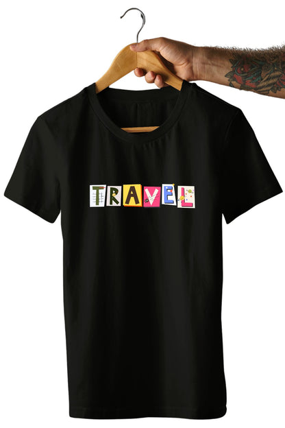 Travel Colorful Printed Unisex T-Shirt