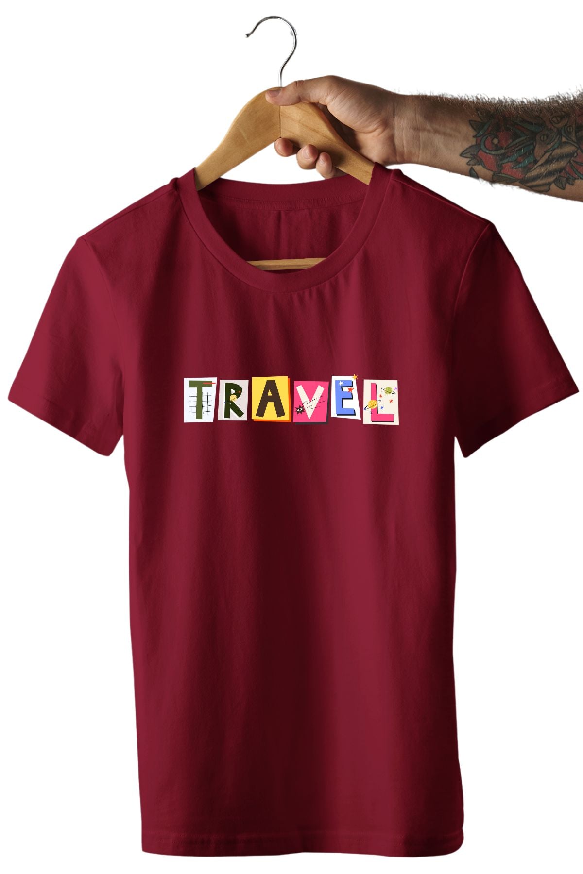 Travel Colorful Printed Unisex T-Shirt