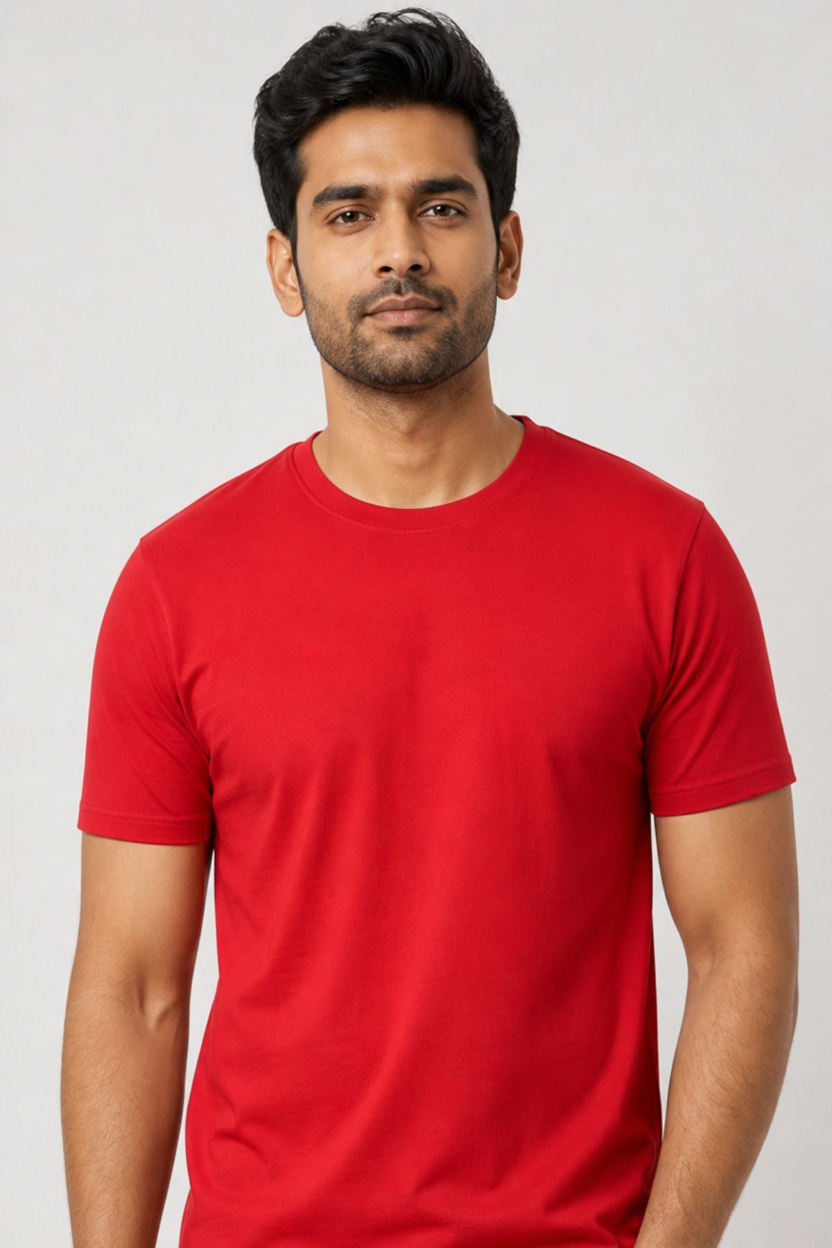 Red Premium Plain T-Shirt