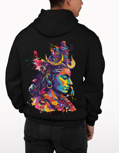 Om coloured Shiv printed Men Women Hoodies