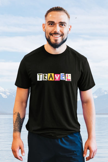 Travel Colorful Printed Unisex T-Shirt