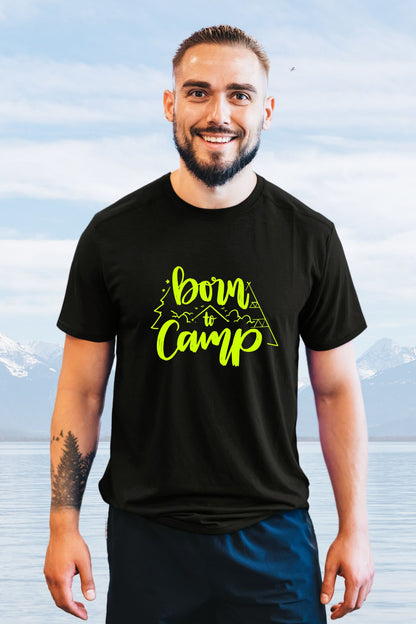 Born to Camp Printed Unisex T-Shirt