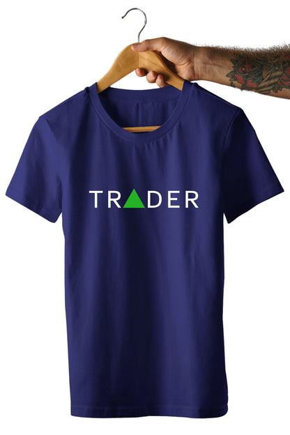 Intraday Hustle 2 Pack Trading T-Shirt Bundle(White & Navy Blue)