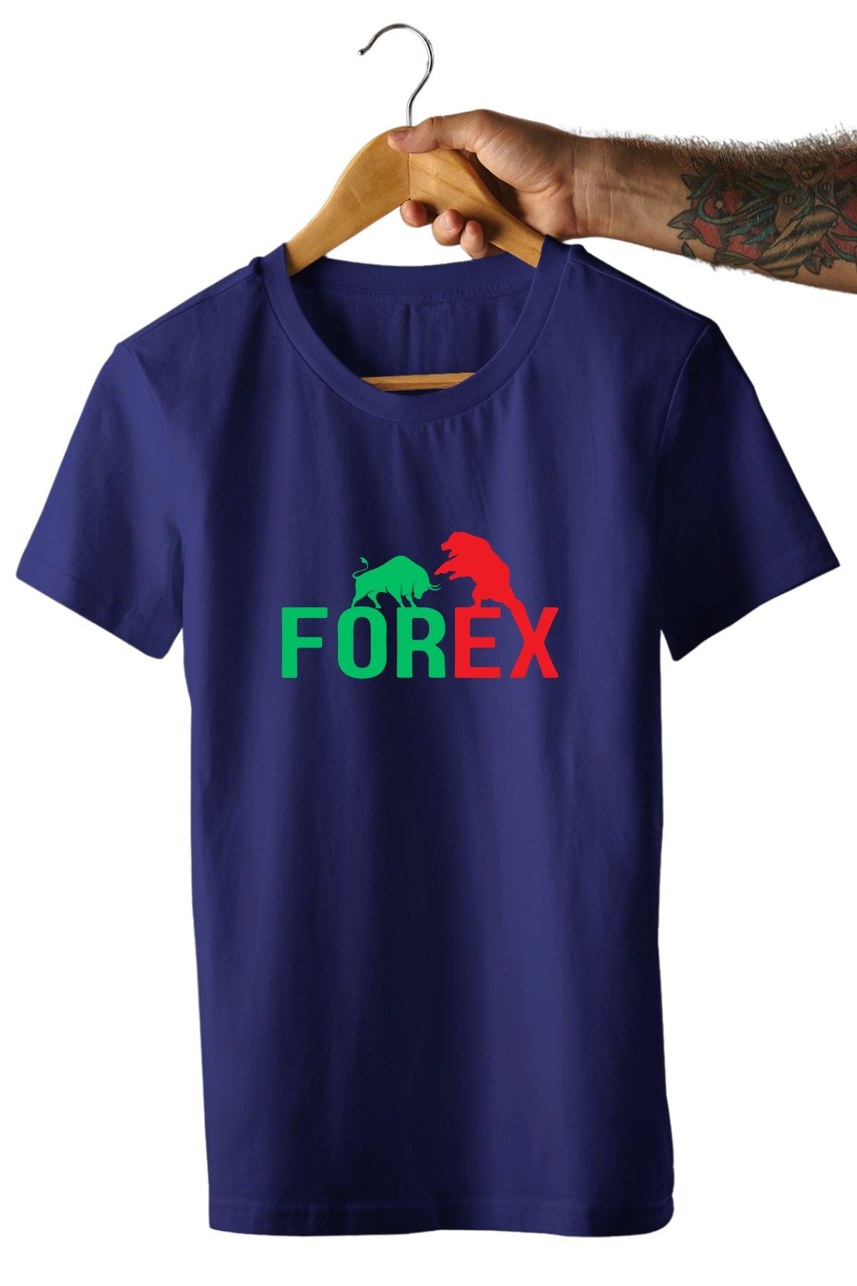 Forex Bear Bull Printed Unisex T-Shirt