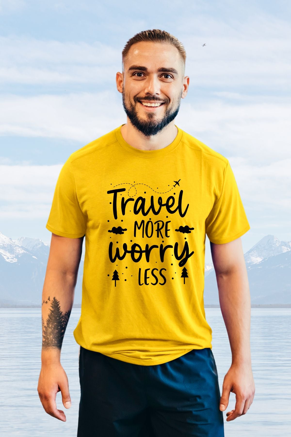 Travel more Worry less Vacation Travel Unisex T-Shirt