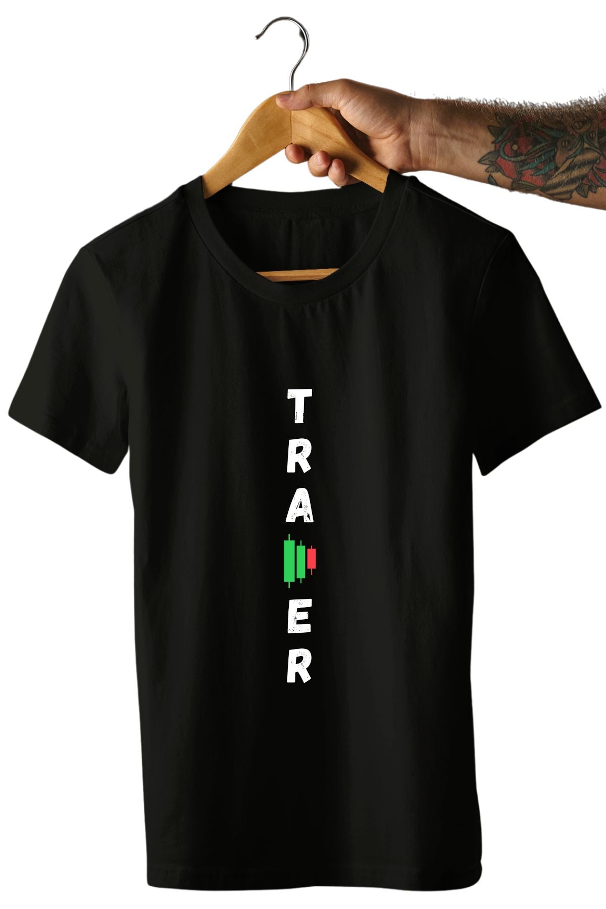 Bull Run 2 Pack Trading T-Shirt Bundle(White & Black)