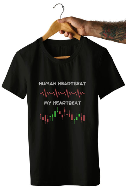 Trader Heartbeat Unisex T-Shirt