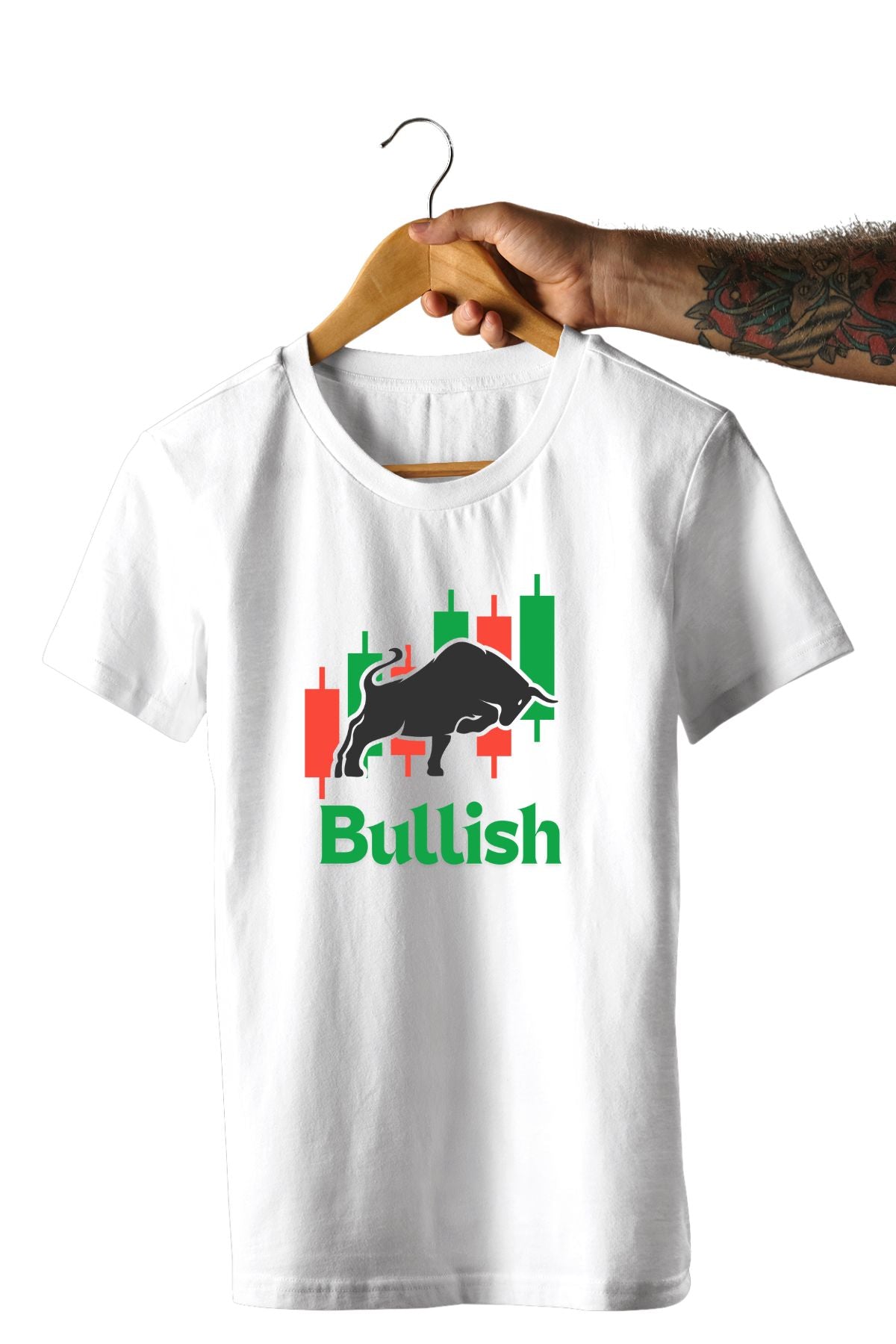 Bull Run 2 Pack Trading T-Shirt Bundle(White & Black)