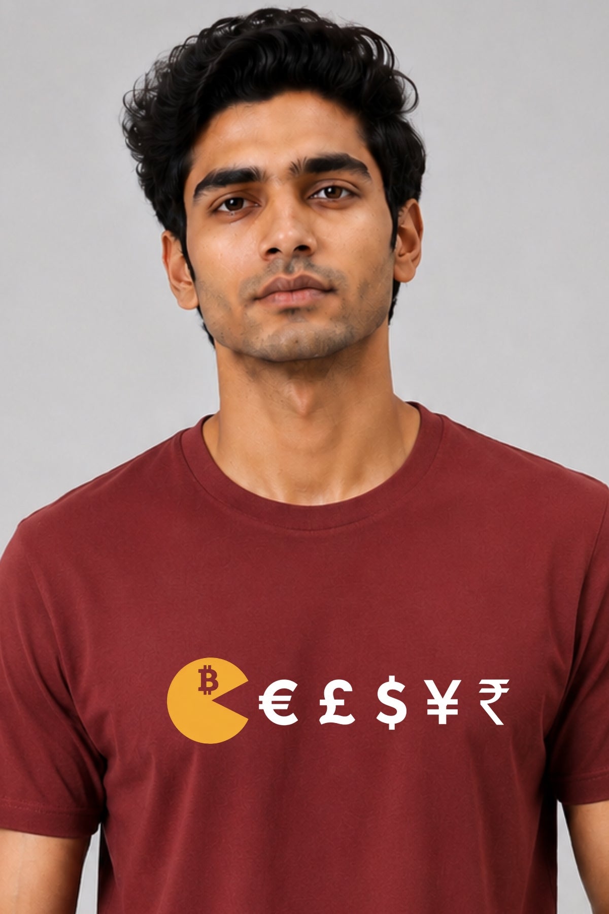 Bitcoin Eats Fiat Crypto T-Shirt