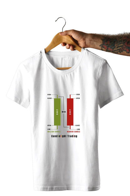 Intraday Hustle 2 Pack Trading T-Shirt Bundle(White & Navy Blue)