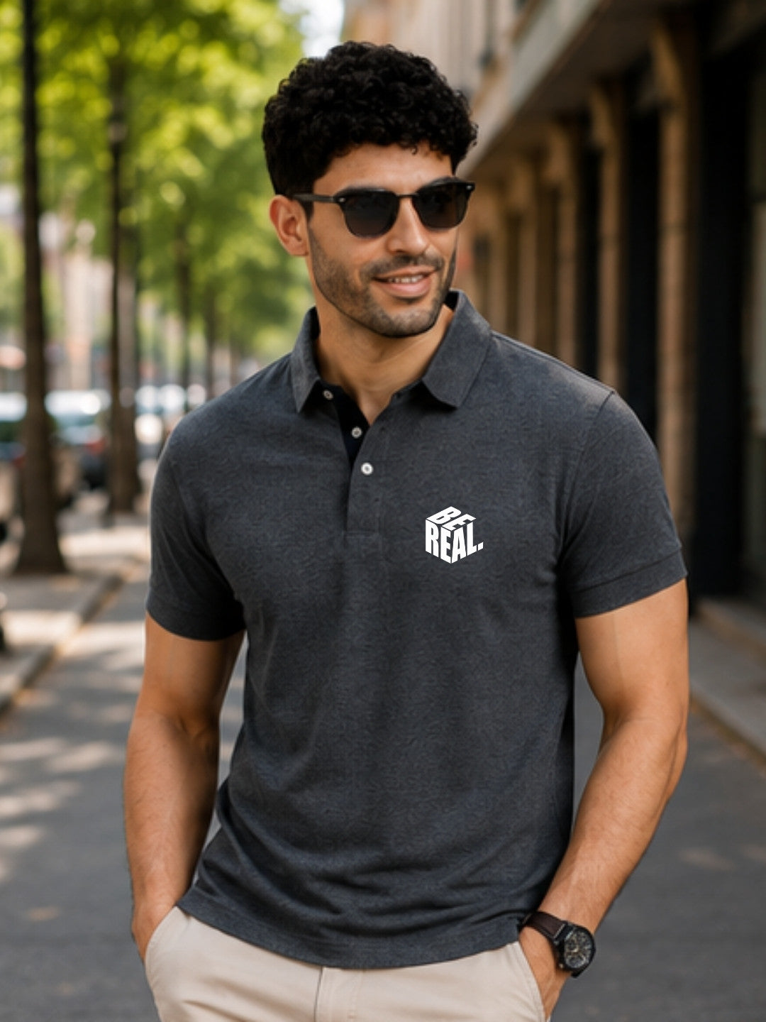 Be Real Polo T-Shirt
