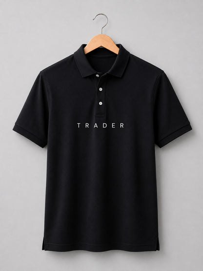 Trader Signature Black Polo Trading T-Shirt