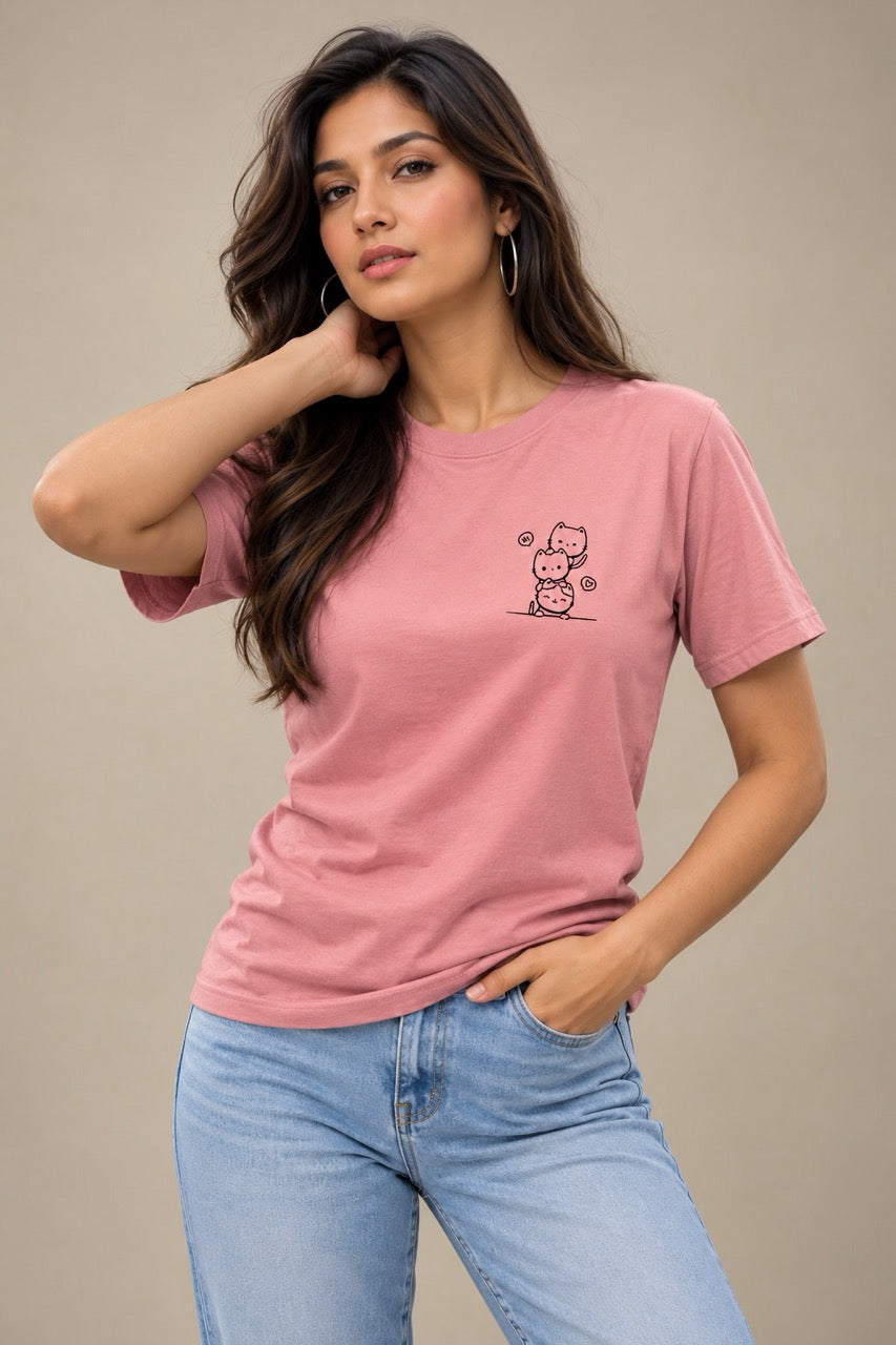 Cute kitty tower Unisex T-Shirt