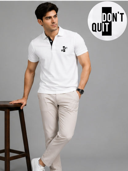 Don't Quit Polo T-Shirt