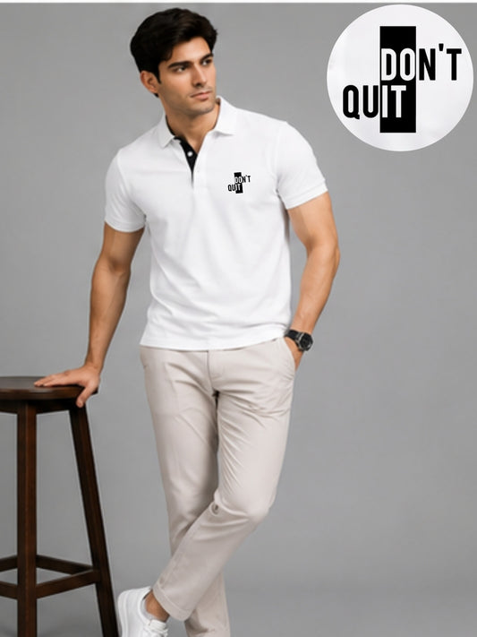 Don't Quit Polo T-Shirt