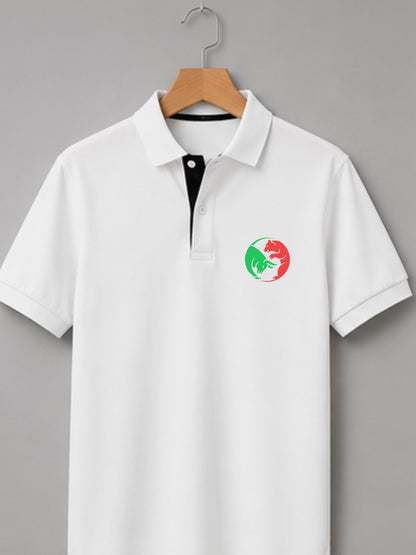 Bull Bear Balance White Polo Trading T-Shirt