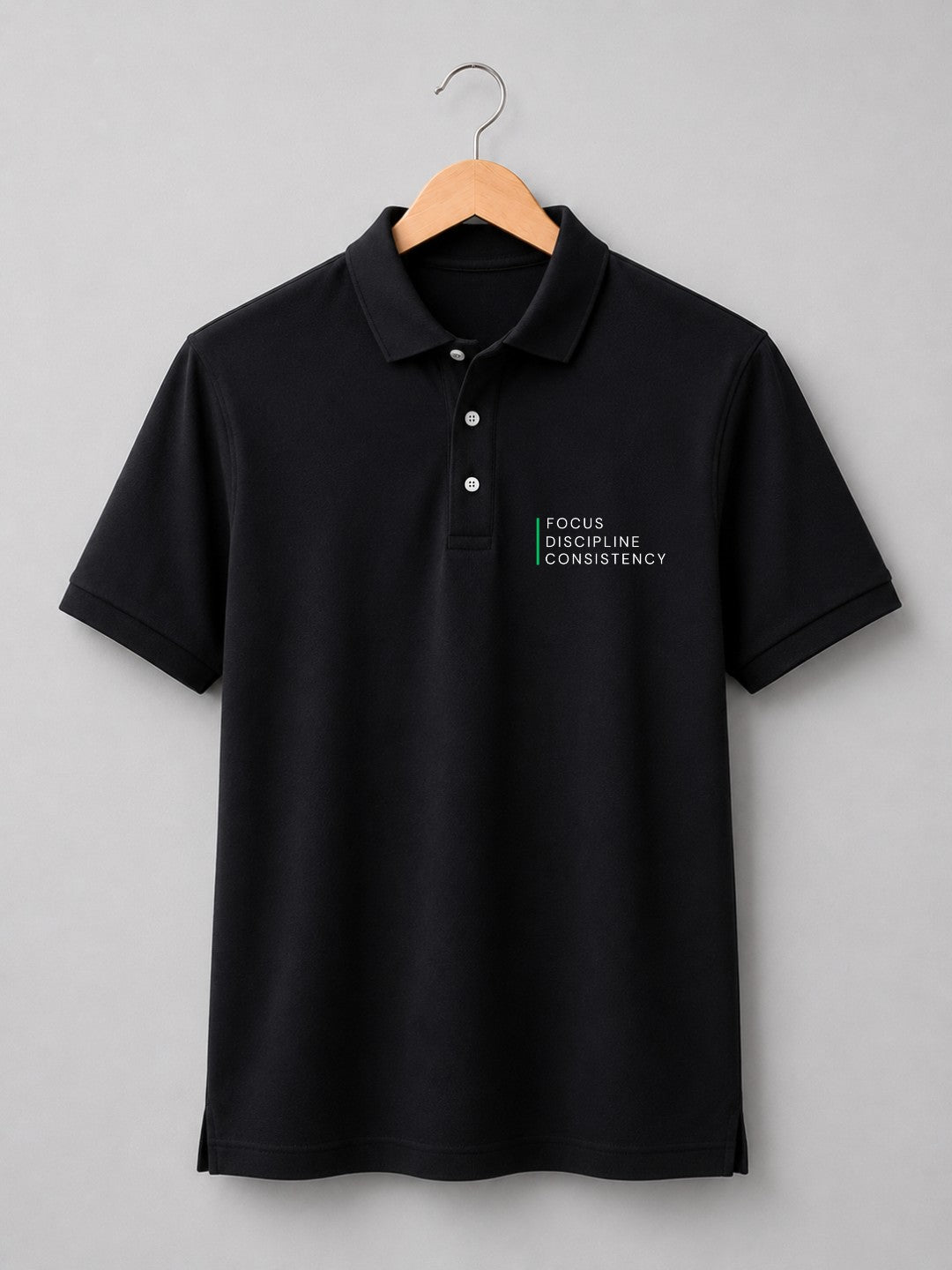Trader Mindset Black Polo Trading T-Shirt