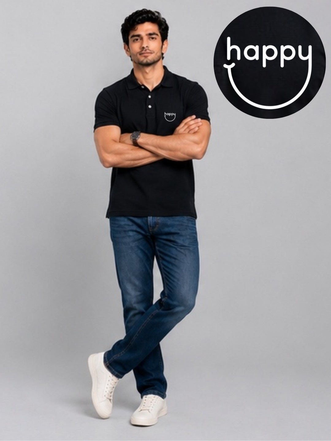 Happy Smile Polo T-Shirt