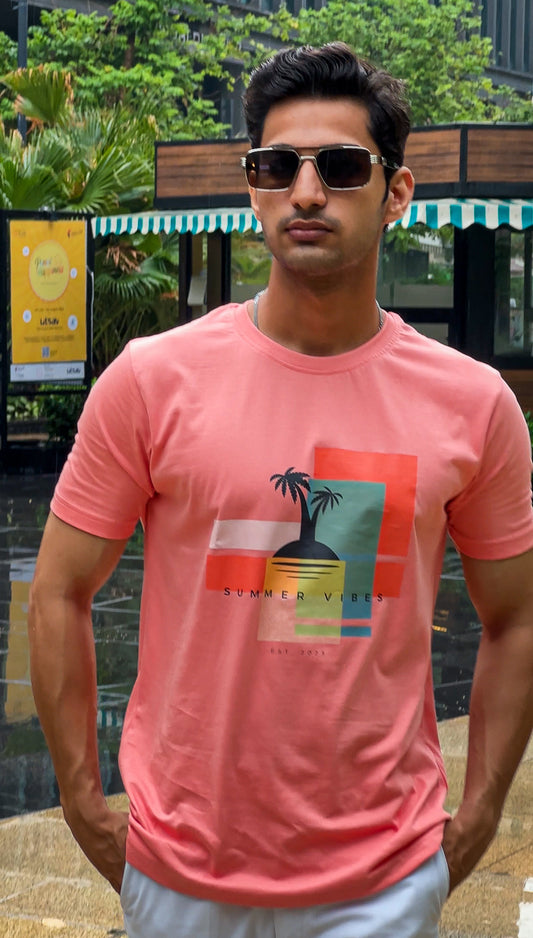 Summer Vibes Beach Printed Unisex T-Shirt