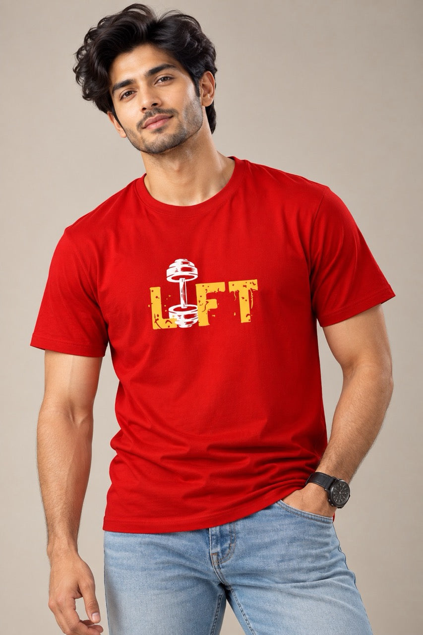 Lift the dumbles Unisex Printed T-Shirt