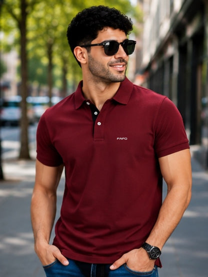 Premium Cotton Blend Polo T-Shirt for Men