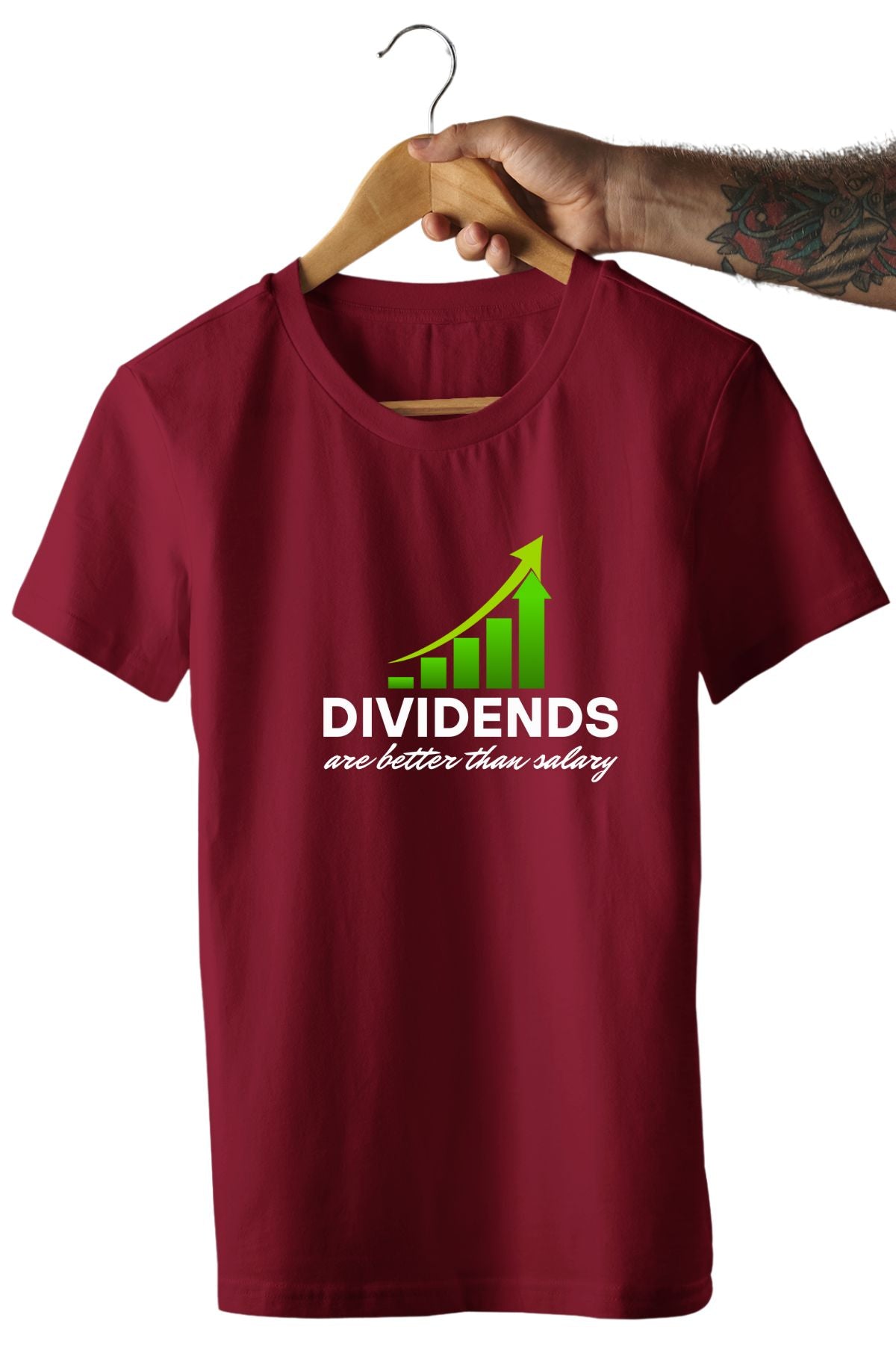 Dividend are better than salary Printed Unisex T-Shirt