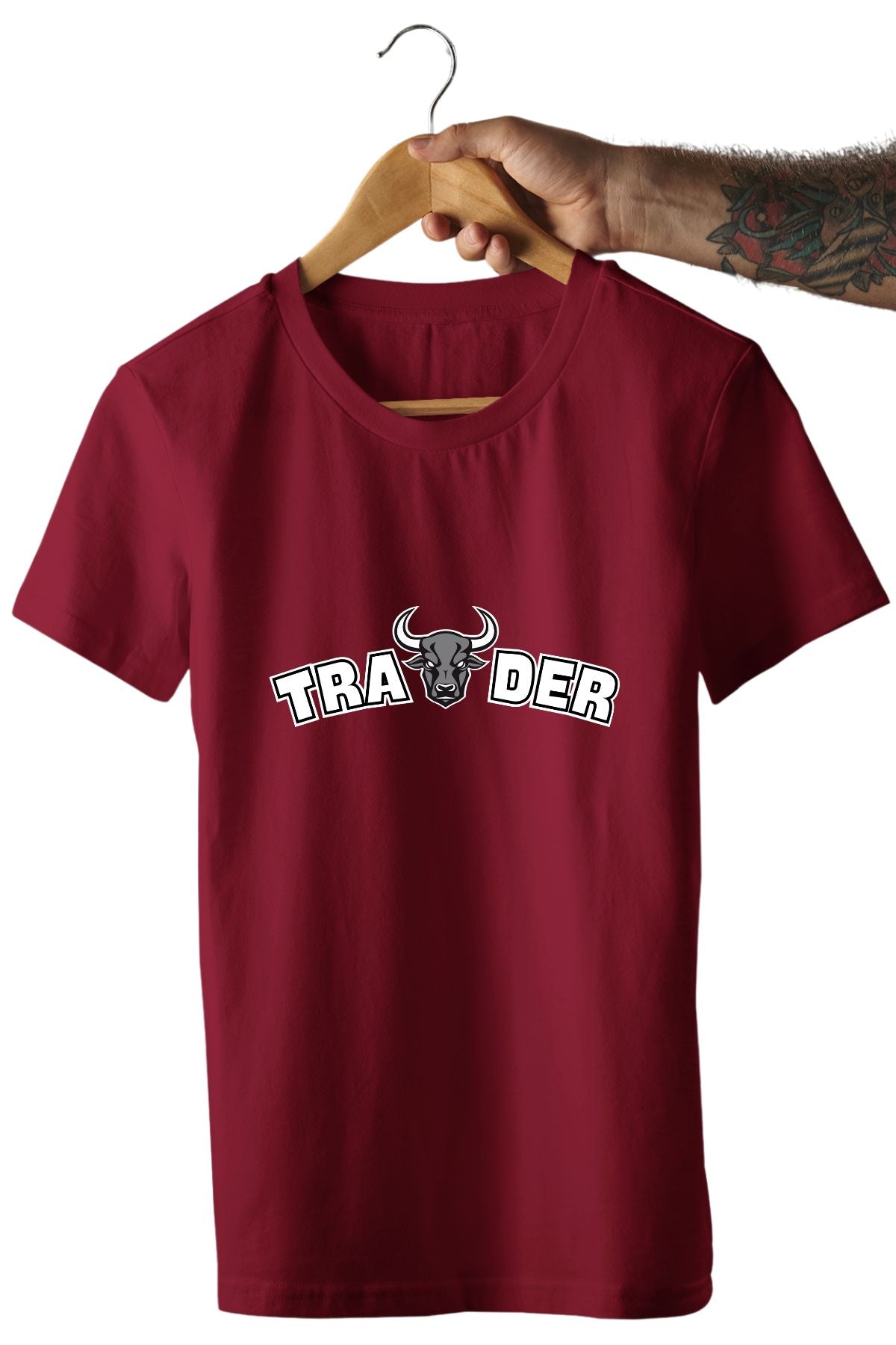 Trend Rider 2 Pack Trading T-Shirt Bundle(Maroon & Navy Blue)