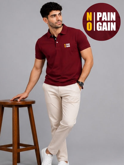 No Pain No Gain Polo T-Shirt