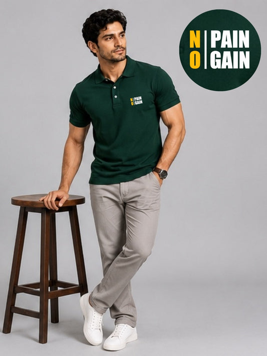 No Pain No Gain Polo T-Shirt