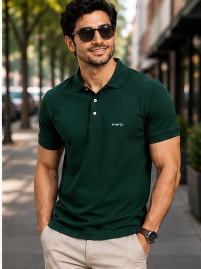 Premium Cotton Blend Polo T-Shirt for Men