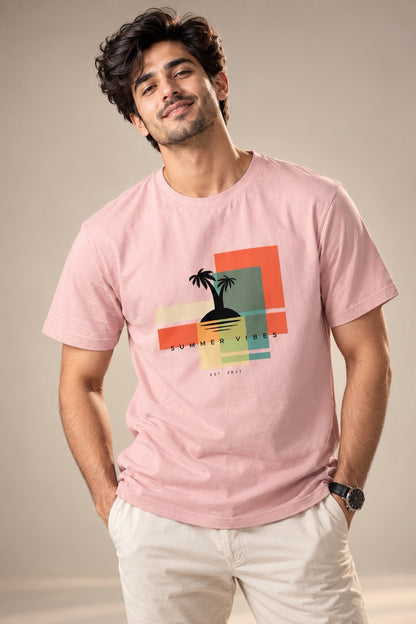 Summer Vibes Beach Printed Unisex T-Shirt