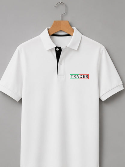 Trading Zone White Polo Trading T-Shirt