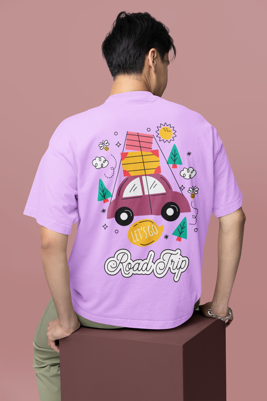 Road Trip Travel Printed Oversize T-Shirt