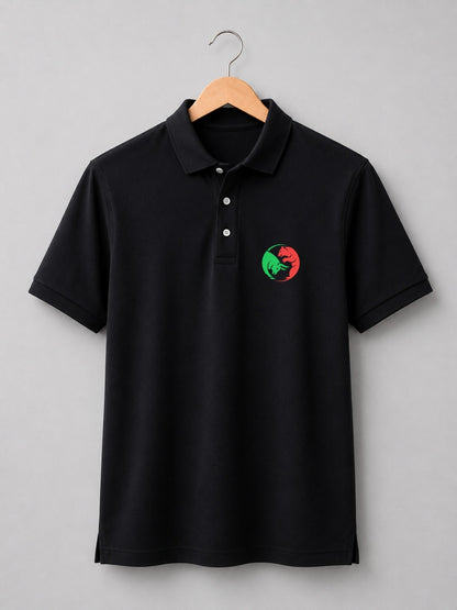 Bull Bear Balance Black Polo Trading T-Shirt