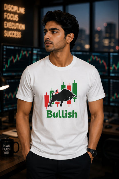 Bullish Trading Printed Unisex Trade T-Shirt