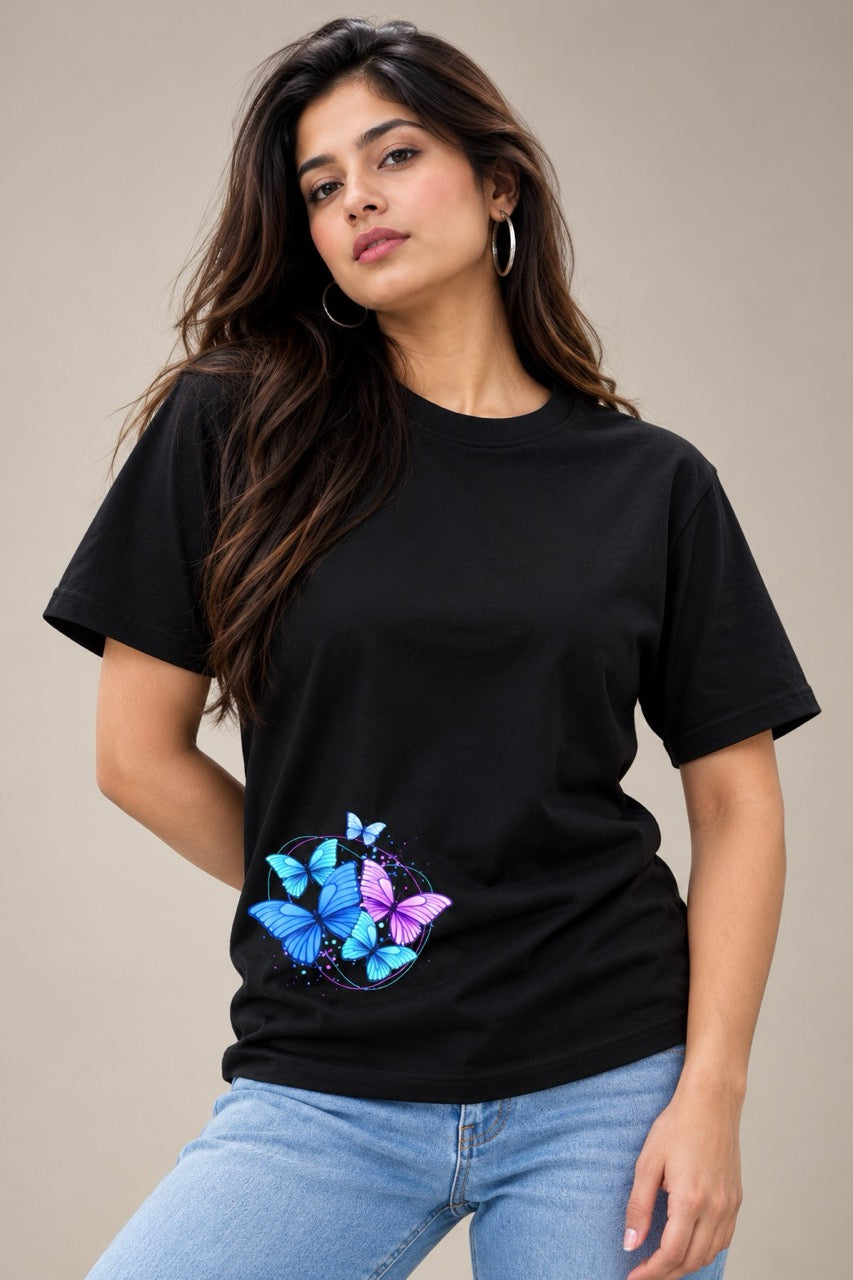 Colourful Butterfly Unisex T-Shirt