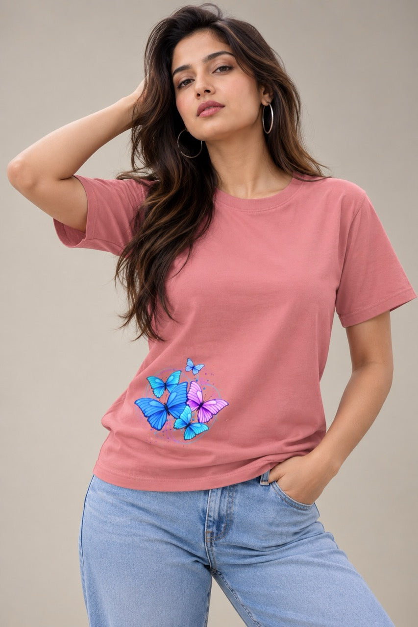 Colourful Butterfly Unisex T-Shirt
