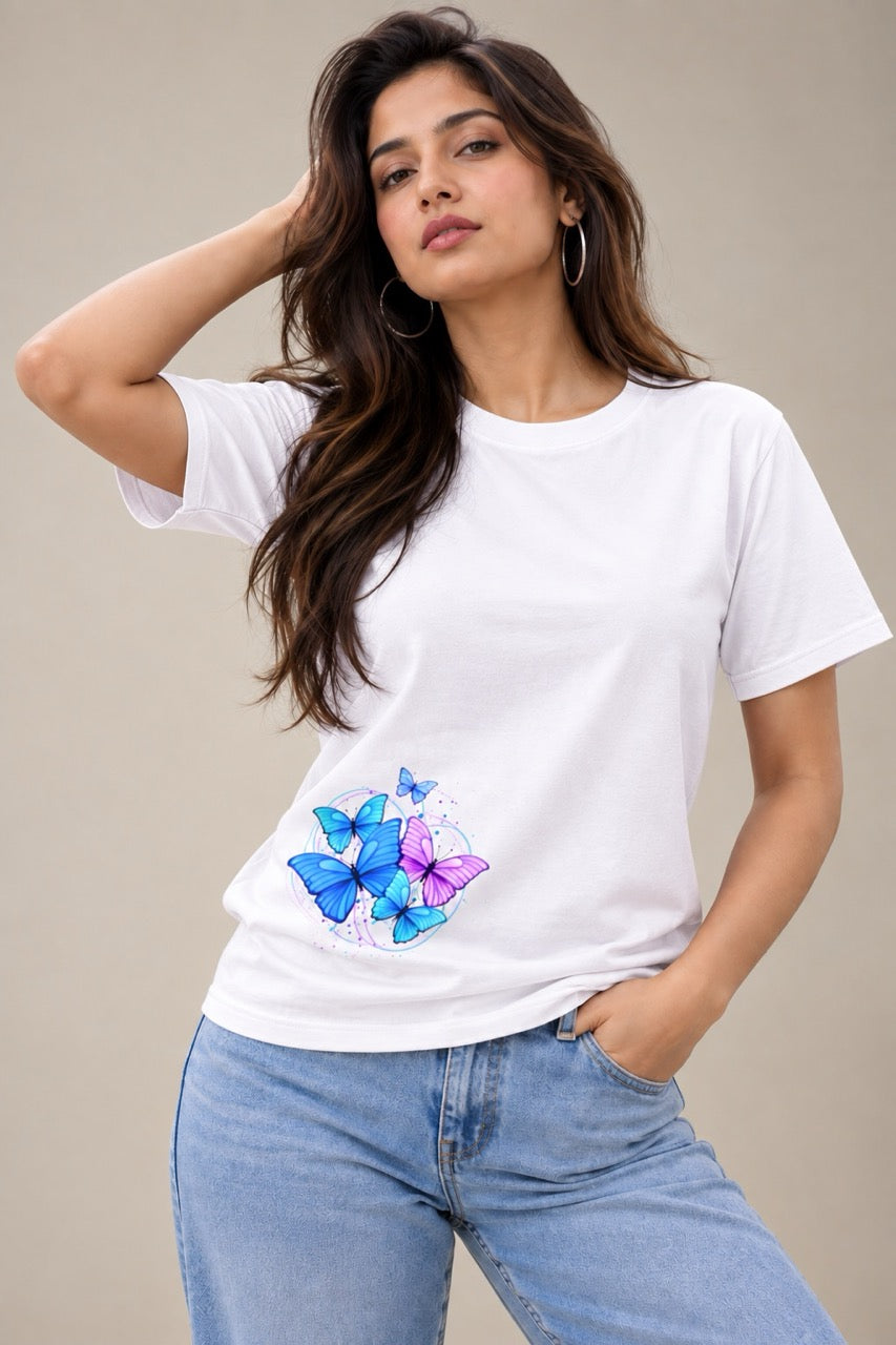 Colourful Butterfly Unisex T-Shirt