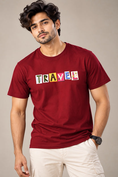 Travel Colorful Printed Unisex T-Shirt