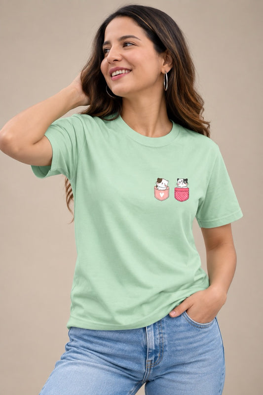 Cute Kitty PK-RD Unisex T-Shirt