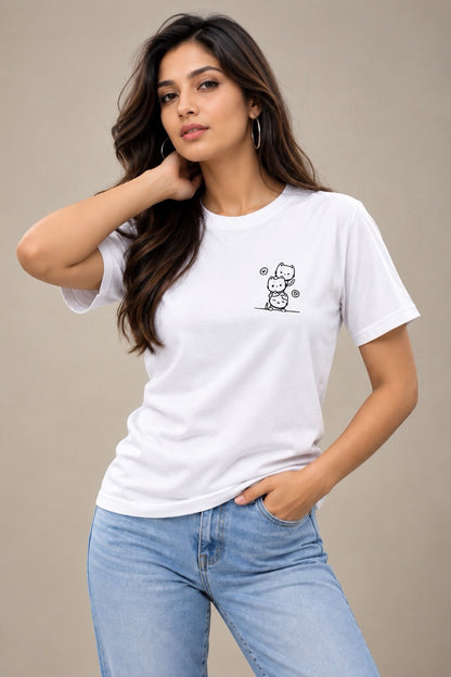 Cute kitty tower Unisex T-Shirt