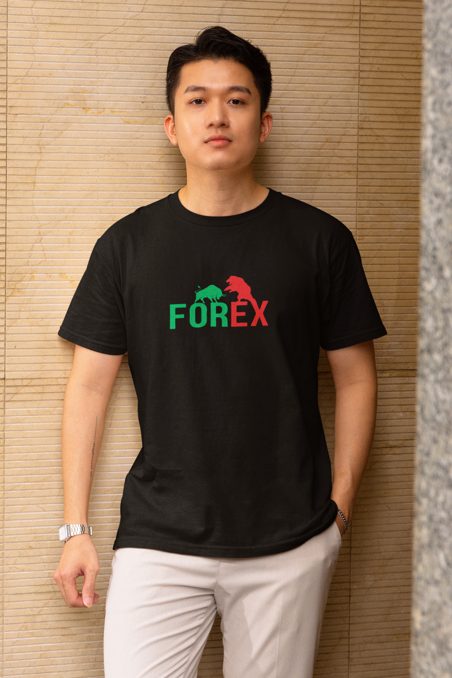 Forex Bear Bull Printed Unisex T-Shirt