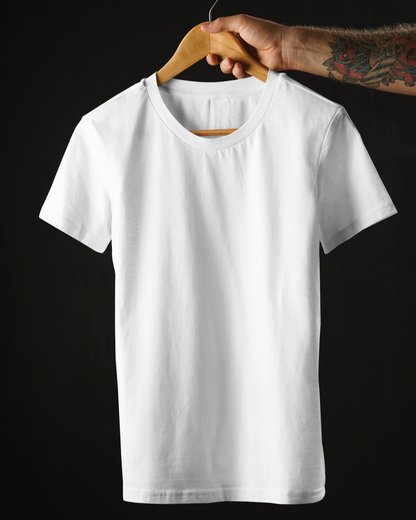 White Premium Plain T-Shirt