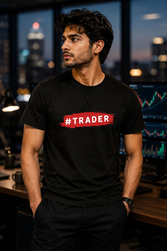 Hashtag Trader Unisex Printed Trading T-Shirt